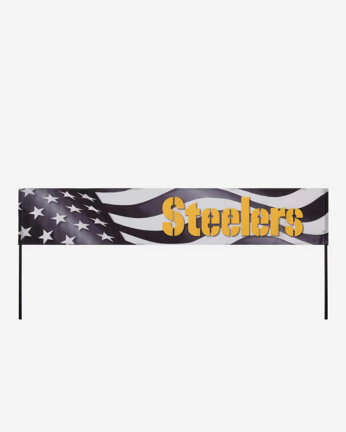 Pittsburgh Steelers Long Lawn Banner FOCO - FOCO.com