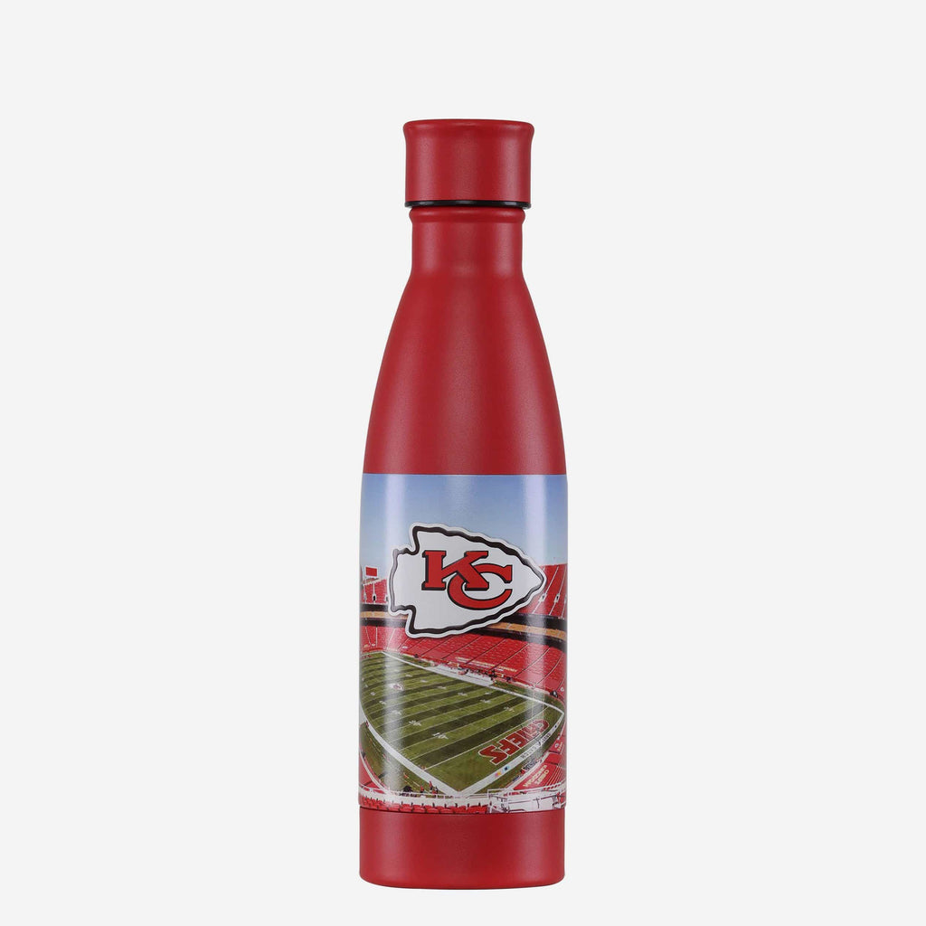 Kansas City Chiefs Primetime Metal 18 oz Bottle FOCO - FOCO.com