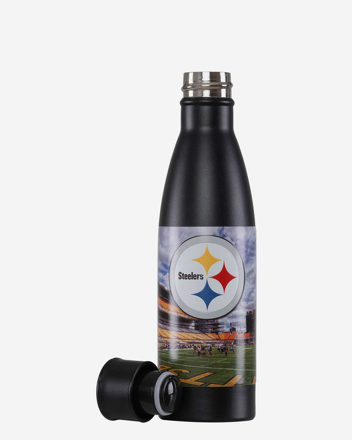 Pittsburgh Steelers Primetime Metal 18 oz Bottle FOCO - FOCO.com