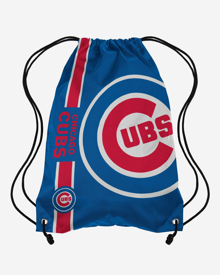 Chicago Cubs Big Logo Drawstring Backpack FOCO - FOCO.com