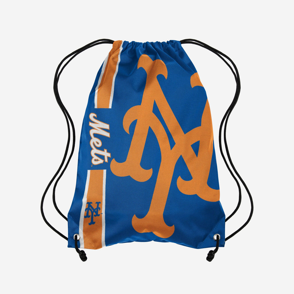 New York Mets Big Logo Drawstring Backpack FOCO - FOCO.com