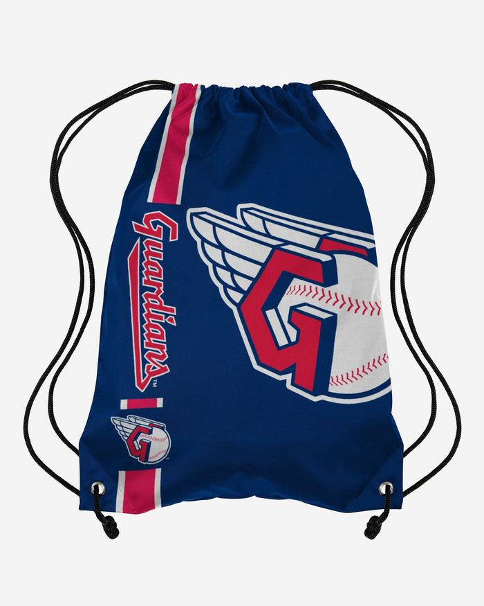 Cleveland Guardians Big Logo Drawstring Backpack FOCO - FOCO.com