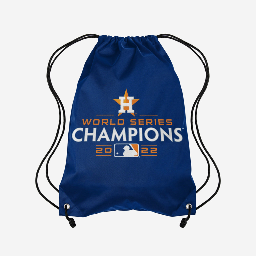 Houston Astros 2022 World Series Champions Drawstring Backpack FOCO - FOCO.com