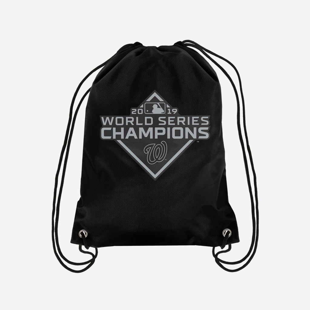 Washington Nationals 2019 World Series Champions Drawstring Backpack FOCO - FOCO.com