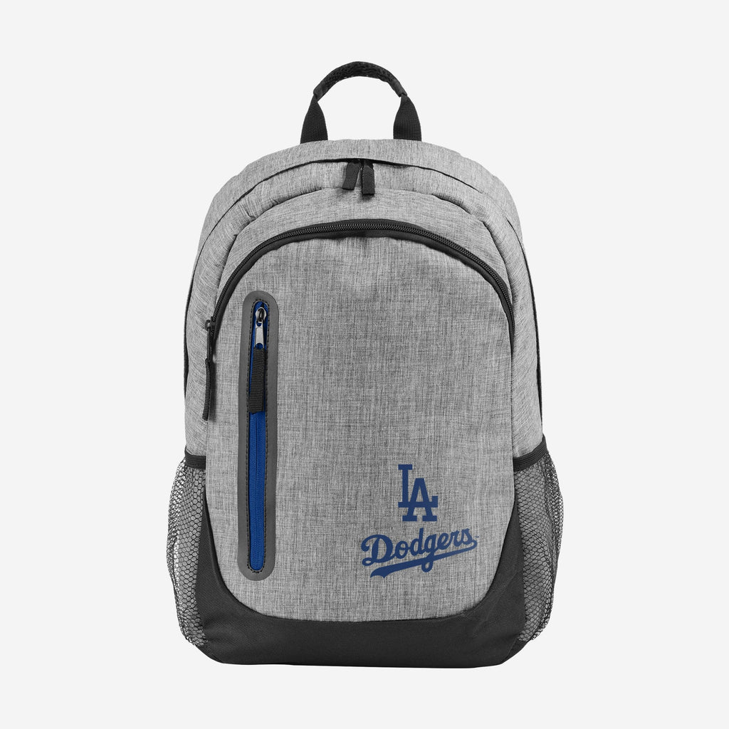 Los Angeles Dodgers Heather Grey Bold Color Backpack FOCO - FOCO.com