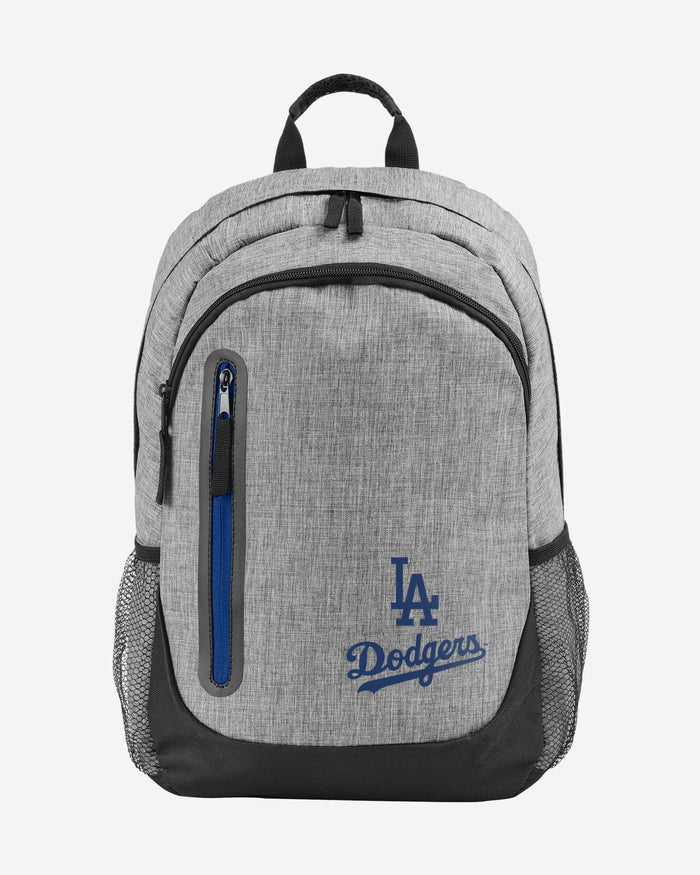 Los Angeles Dodgers Heather Grey Bold Color Backpack FOCO - FOCO.com