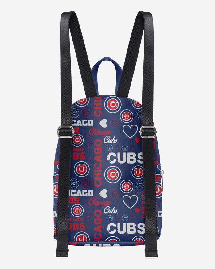 Chicago Cubs Logo Love Mini Backpack FOCO - FOCO.com