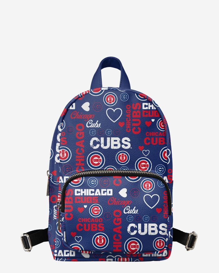 Chicago Cubs Logo Love Mini Backpack FOCO - FOCO.com