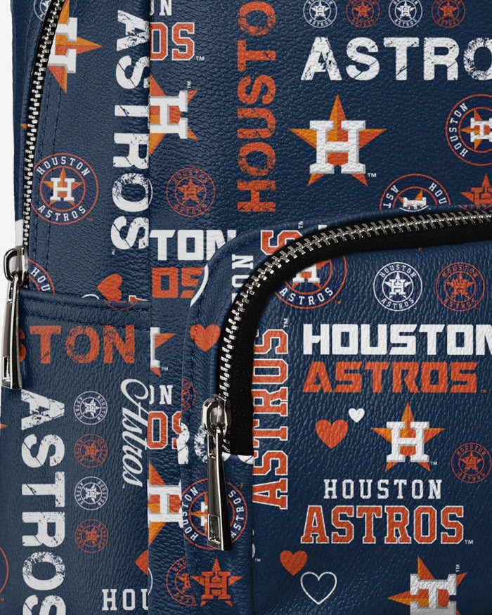 Houston Astros Logo Love Mini Backpack FOCO - FOCO.com