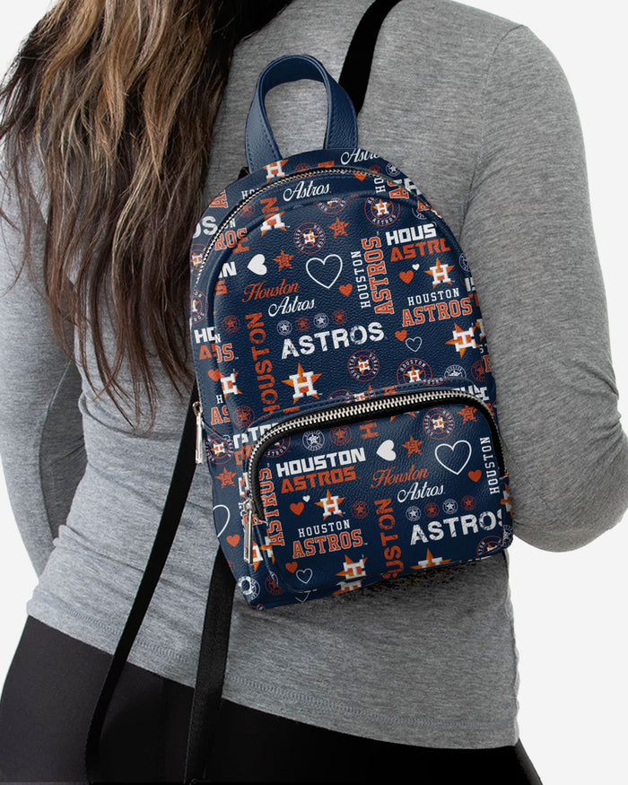 Houston Astros Logo Love Mini Backpack FOCO - FOCO.com