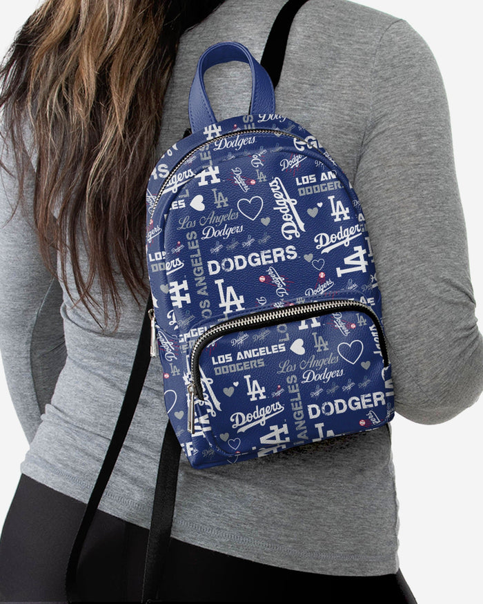 Los Angeles Dodgers Logo Love Mini Backpack FOCO - FOCO.com