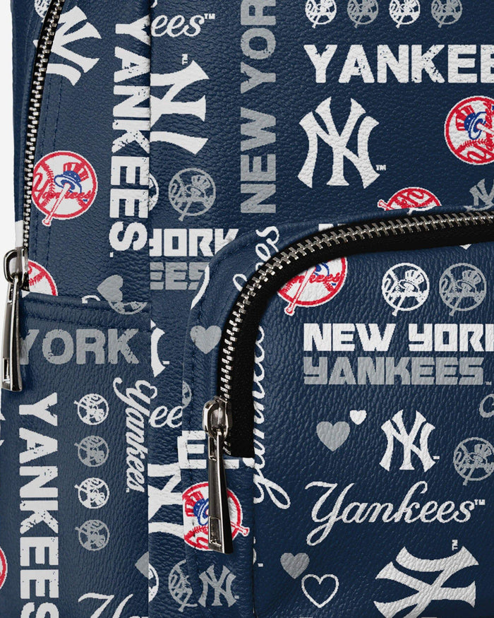 New York Yankees Logo Love Mini Backpack FOCO - FOCO.com