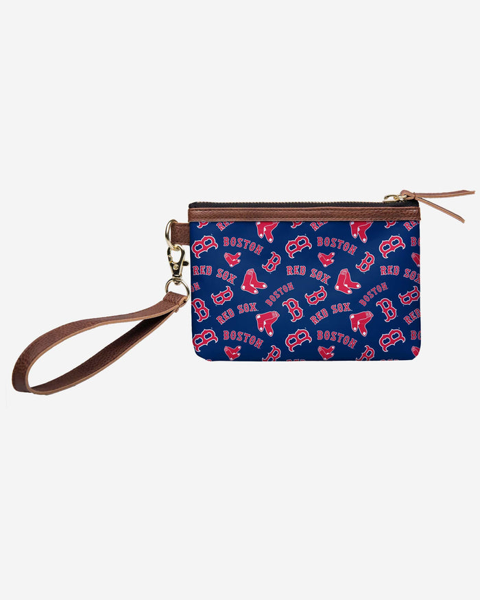 Boston Red Sox Printed Collection Repeat Logo Wristlet FOCO - FOCO.com