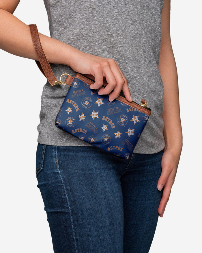 Houston Astros Repeat Logo Wristlet FOCO - FOCO.com
