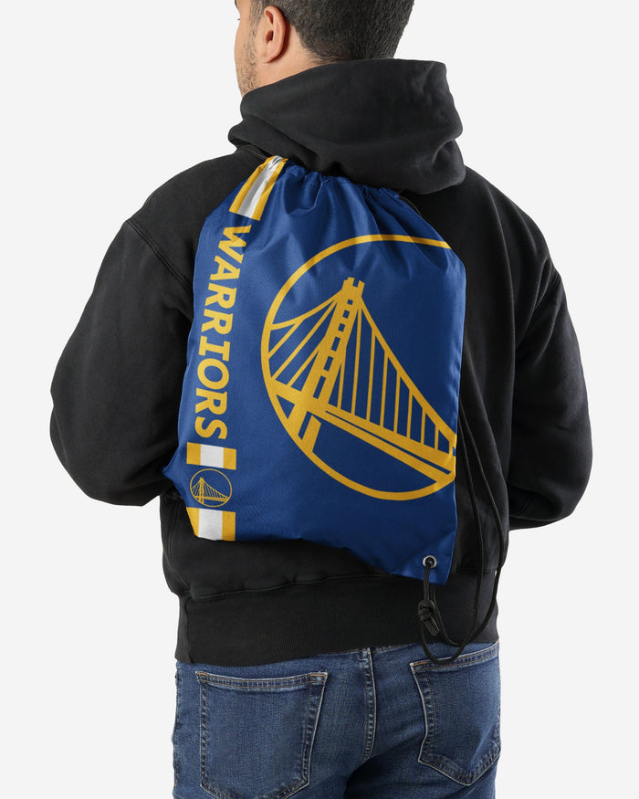 Golden State Warriors Big Logo Drawstring Backpack FOCO - FOCO.com