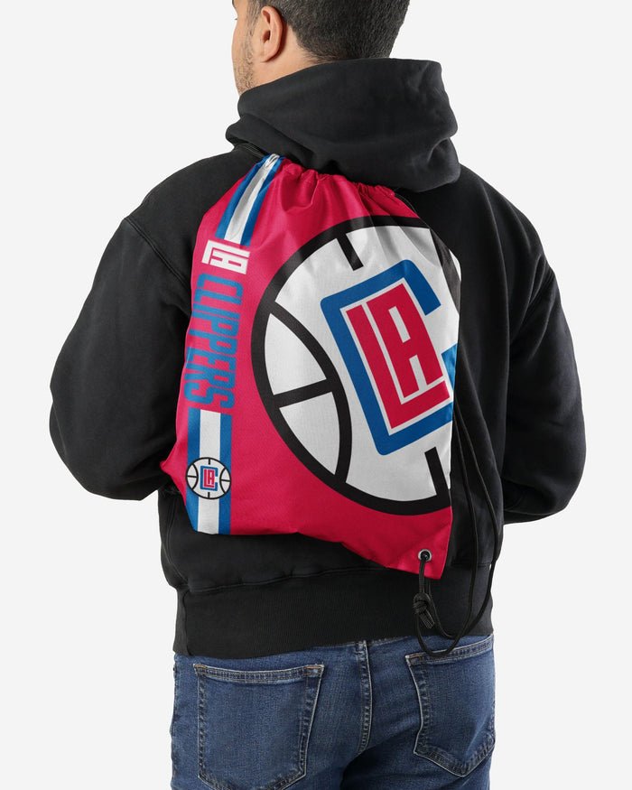 Los Angeles Clippers Big Logo Drawstring Backpack FOCO - FOCO.com