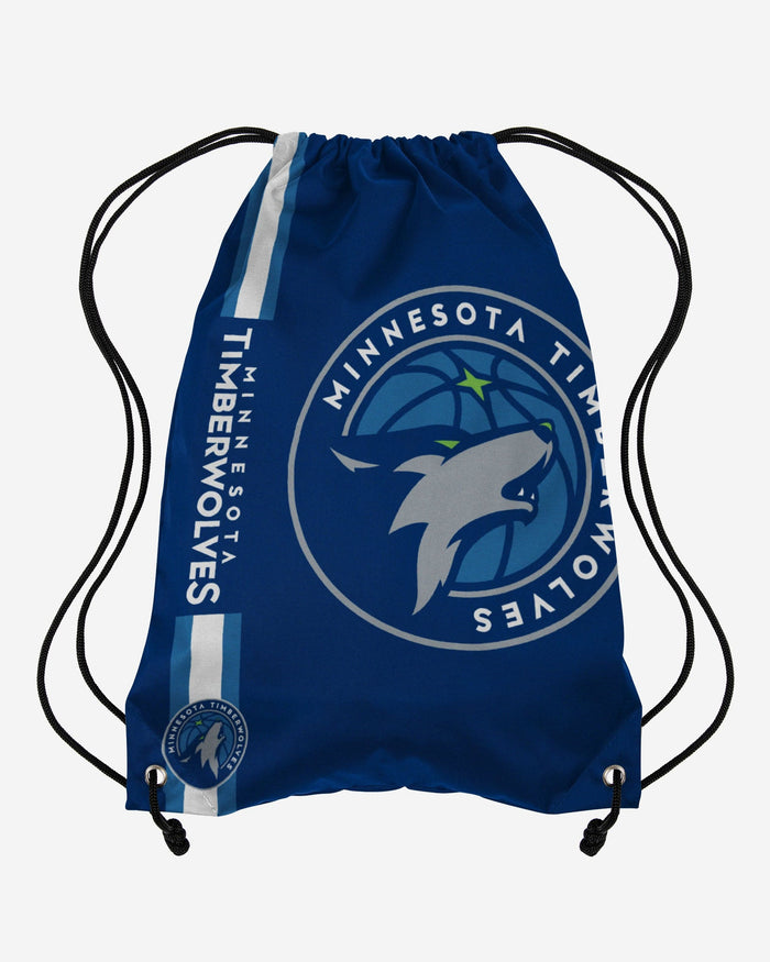 Minnesota Timberwolves Big Logo Drawstring Backpack FOCO - FOCO.com