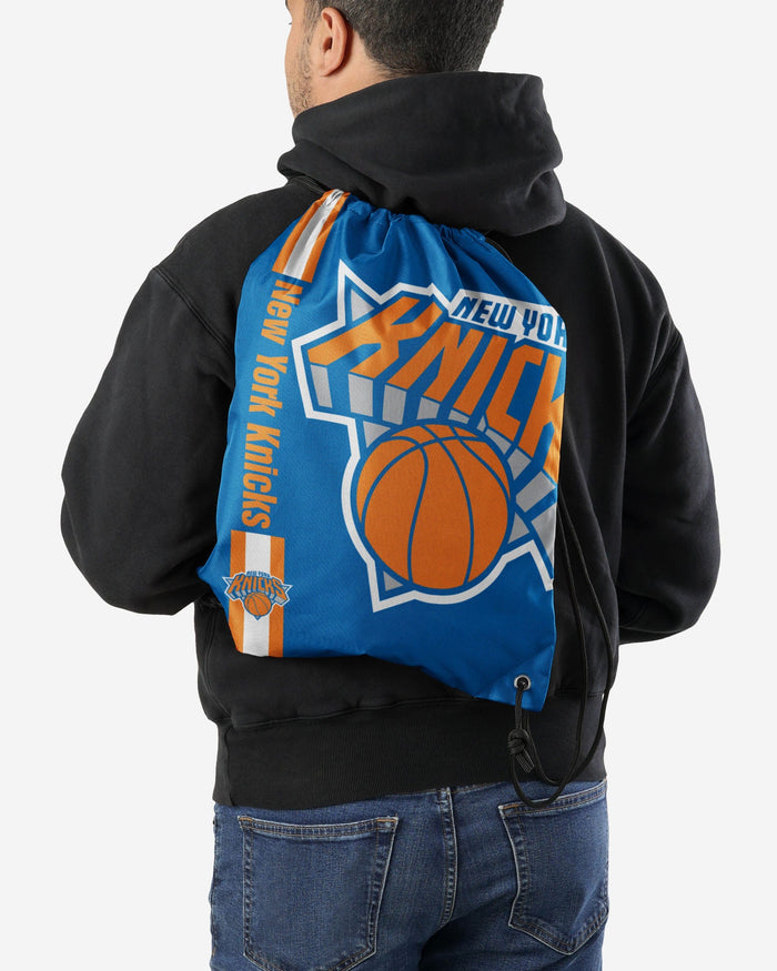 New York Knicks Big Logo Drawstring Backpack FOCO - FOCO.com