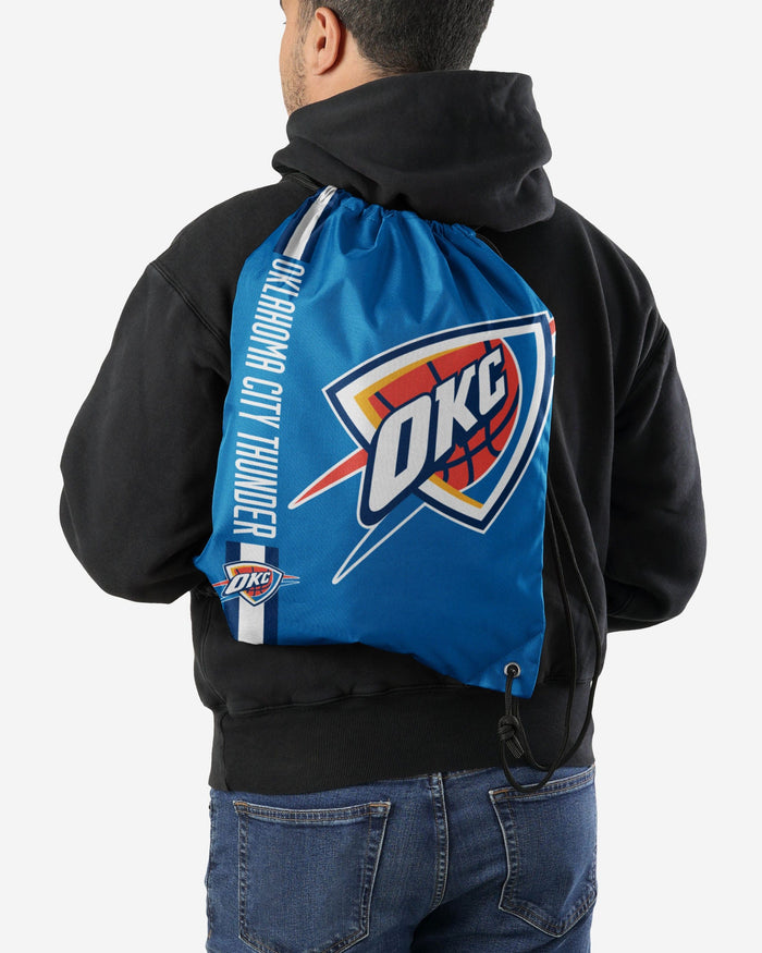 Oklahoma City Thunder Big Logo Drawstring Backpack FOCO - FOCO.com