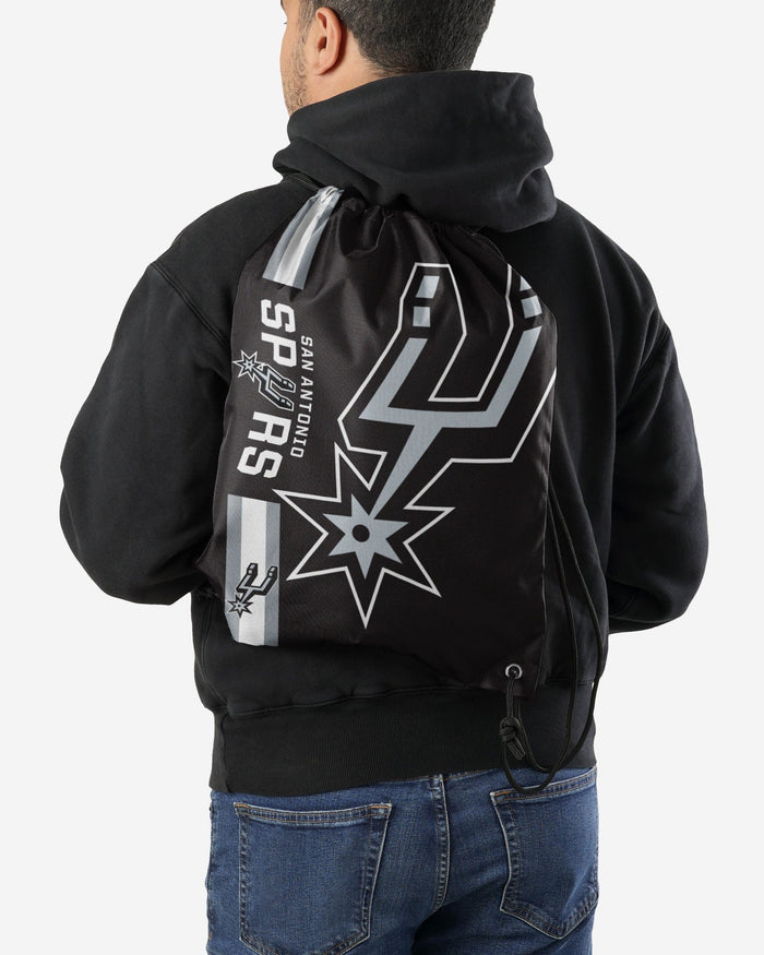 San Antonio Spurs Big Logo Drawstring Backpack FOCO - FOCO.com