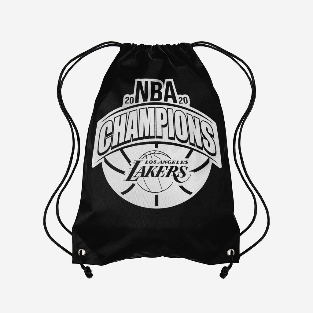 Los Angeles Lakers 2020 NBA Champions Drawstring Backpack FOCO - FOCO.com