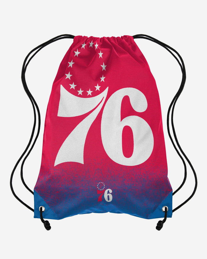 Philadelphia 76ers Gradient Drawstring Backpack FOCO - FOCO.com