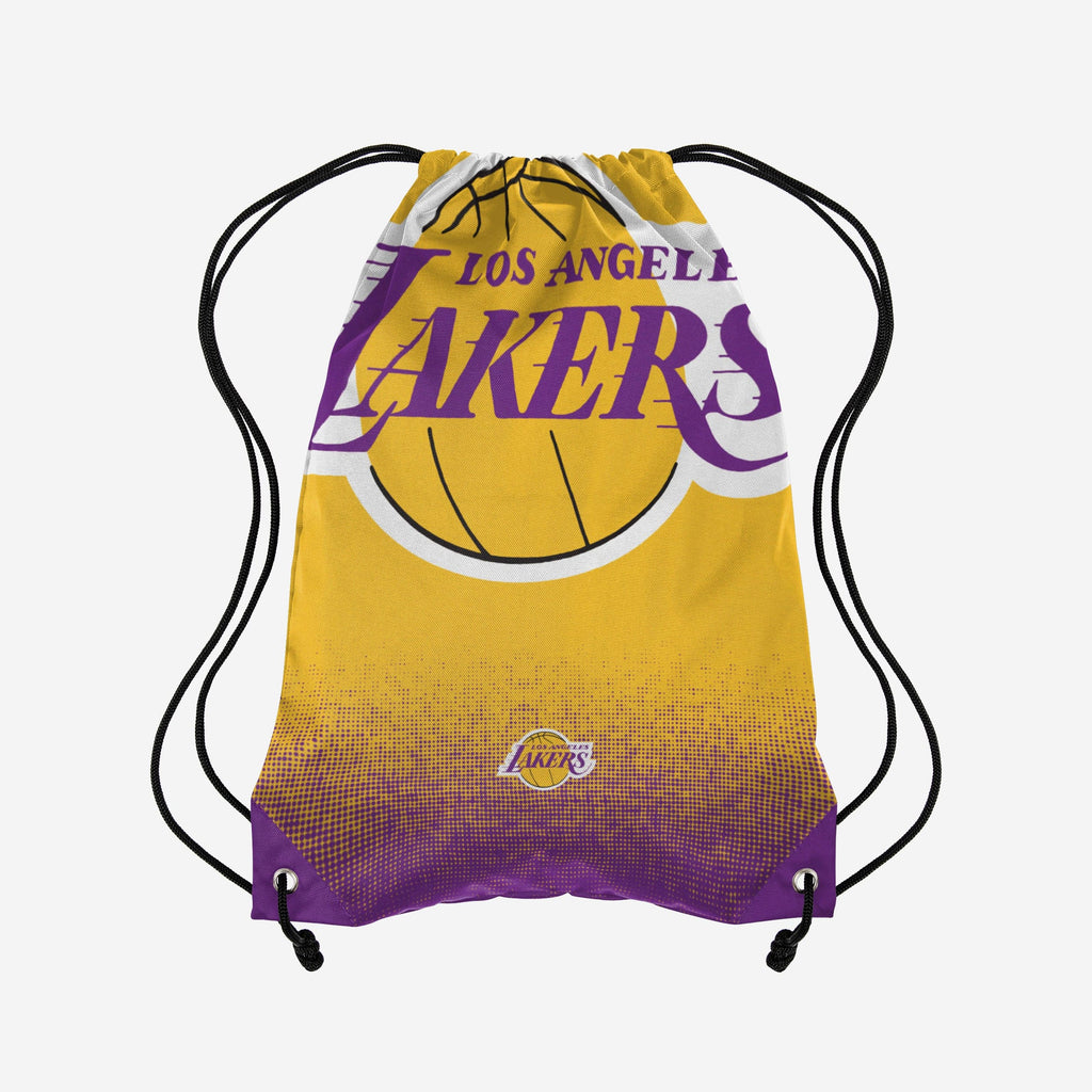 Los Angeles Lakers Gradient Drawstring Backpack FOCO - FOCO.com