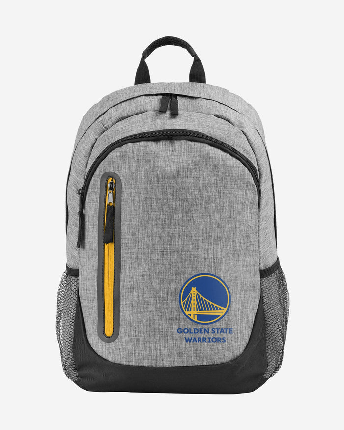 Golden State Warriors Heather Grey Bold Color Backpack FOCO - FOCO.com