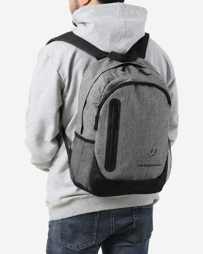 San Antonio Spurs Heather Grey Bold Color Backpack FOCO - FOCO.com