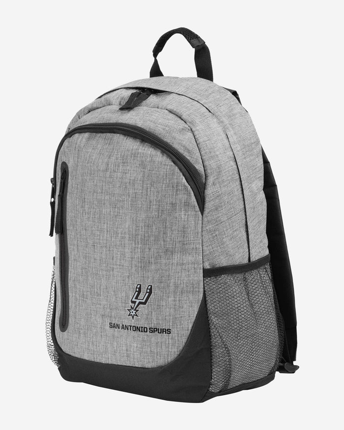 San Antonio Spurs Heather Grey Bold Color Backpack FOCO - FOCO.com