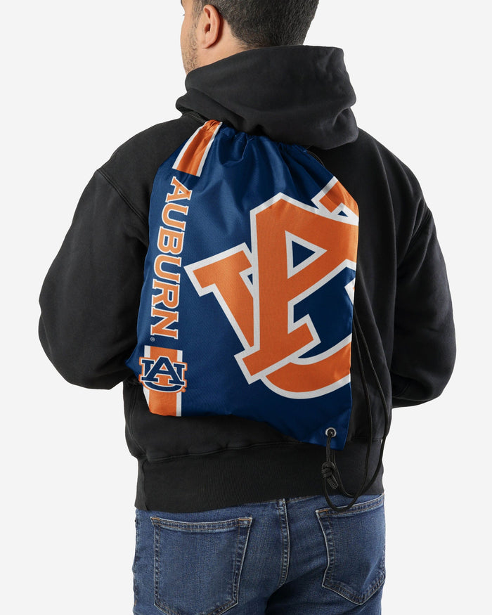 Auburn Tigers Big Logo Drawstring Backpack FOCO - FOCO.com