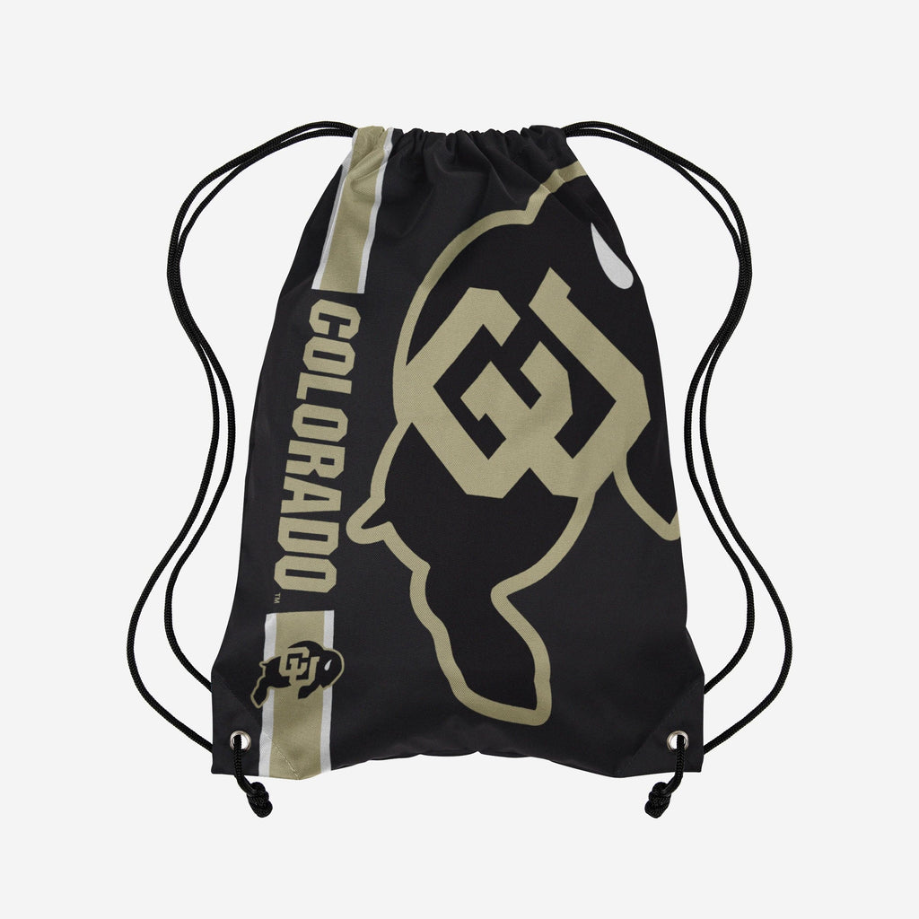 Colorado Buffaloes Big Logo Drawstring Backpack FOCO - FOCO.com