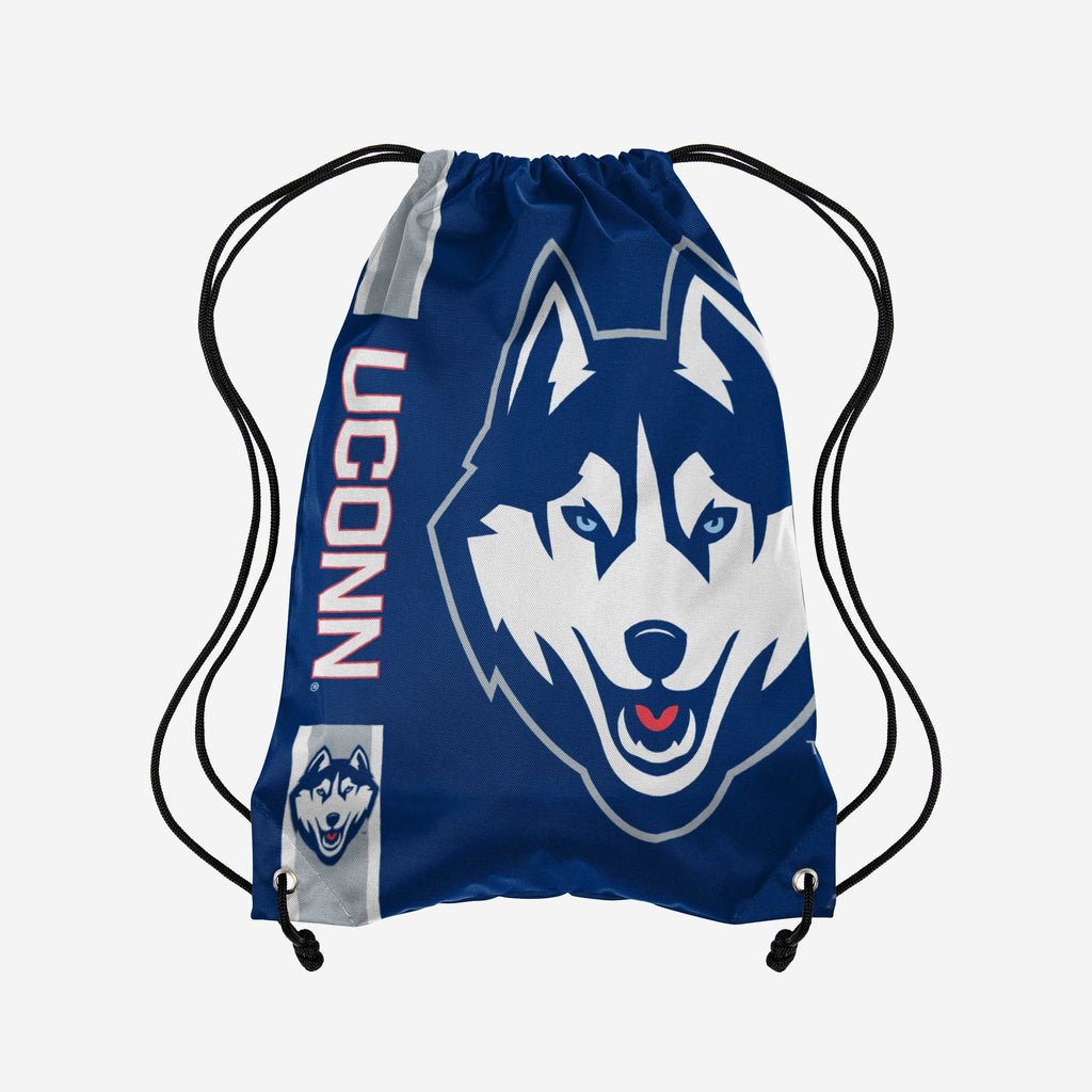 UConn Huskies Big Logo Drawstring Backpack FOCO - FOCO.com