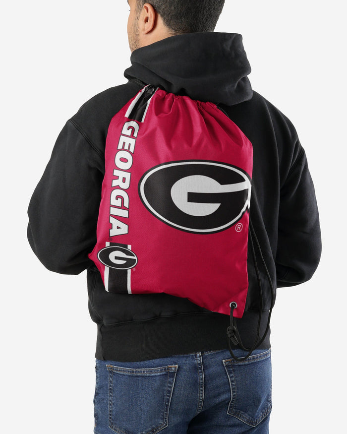 Georgia Bulldogs Big Logo Drawstring Backpack FOCO - FOCO.com