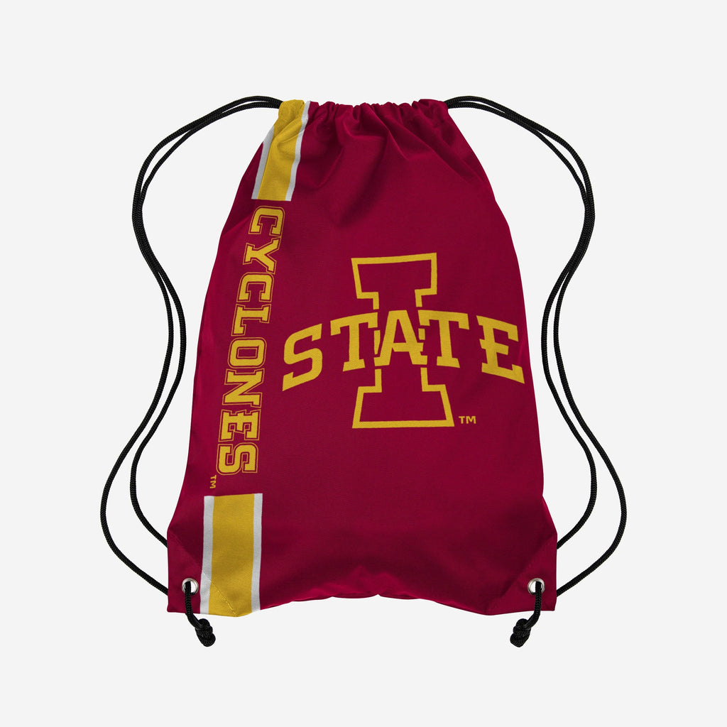 Iowa State Cyclones Big Logo Drawstring Backpack FOCO - FOCO.com