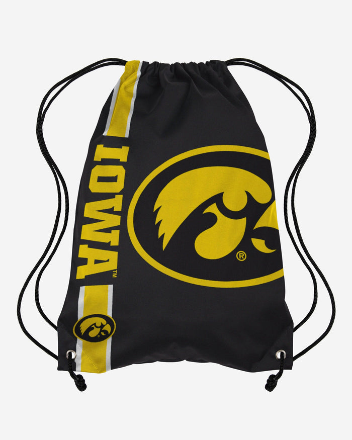 Iowa Hawkeyes Big Logo Drawstring Backpack FOCO - FOCO.com