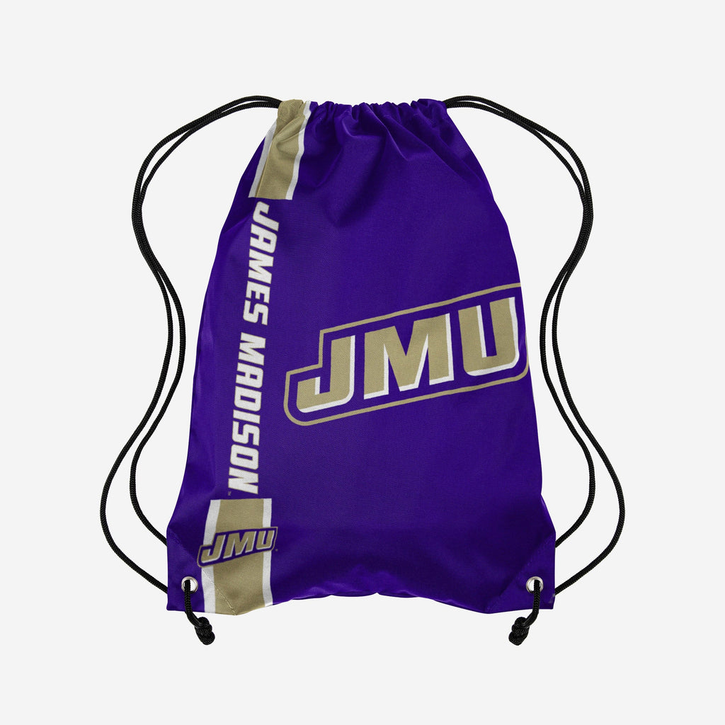 James Madison Dukes Big Logo Drawstring Backpack FOCO - FOCO.com