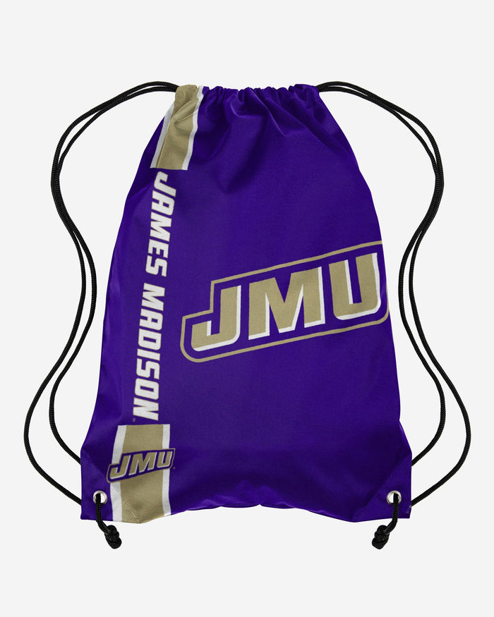 James Madison Dukes Big Logo Drawstring Backpack FOCO - FOCO.com