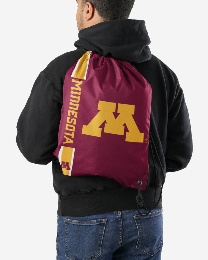 Minnesota Golden Gophers Big Logo Drawstring Backpack FOCO - FOCO.com