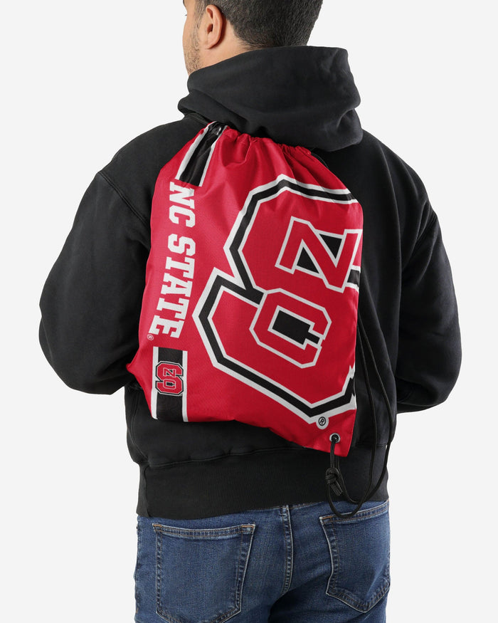 NC State Wolfpack Big Logo Drawstring Backpack FOCO - FOCO.com