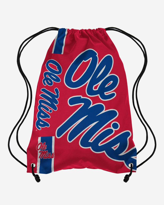 Ole Miss Rebels Big Logo Drawstring Backpack FOCO - FOCO.com