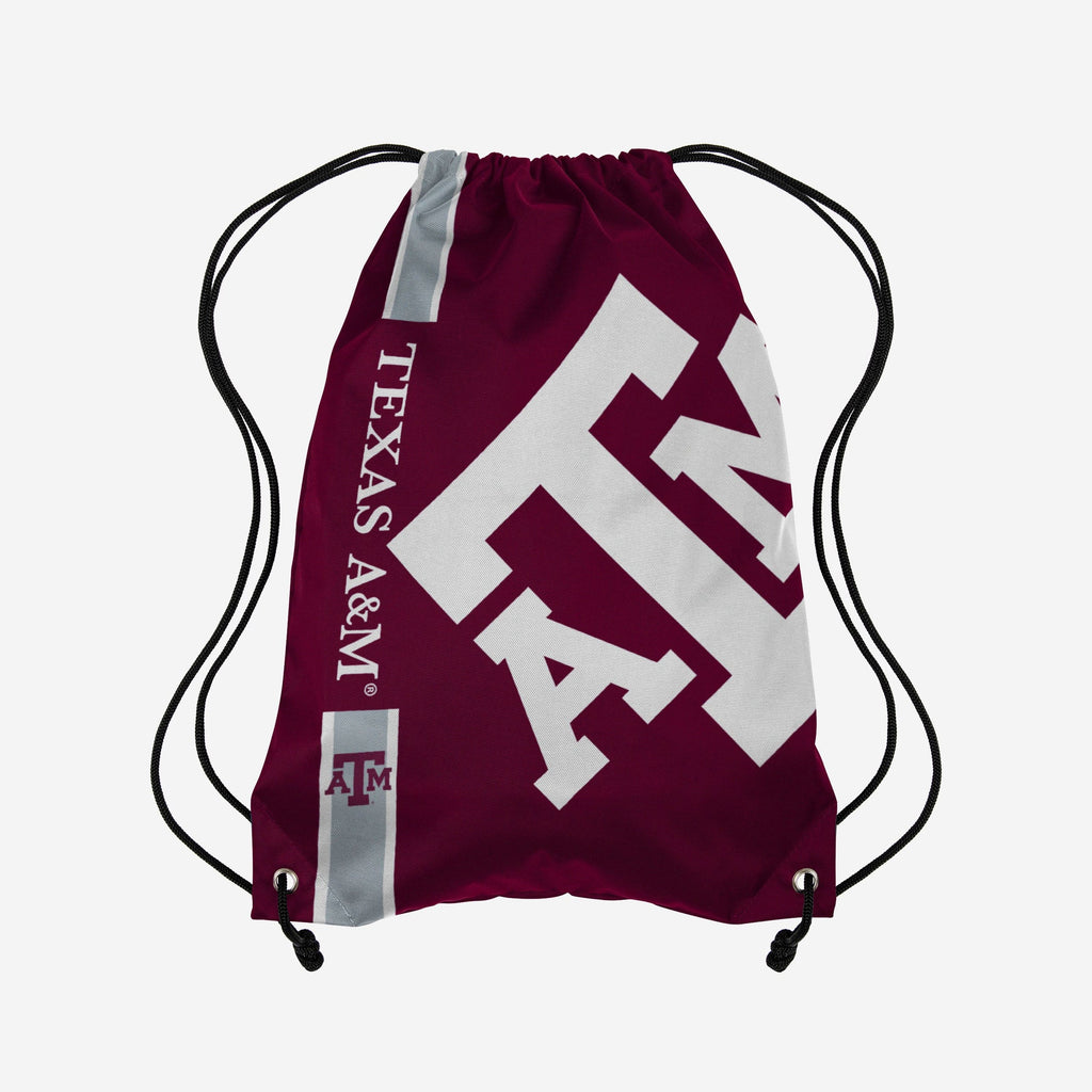 Texas A&M Aggies Big Logo Drawstring Backpack FOCO - FOCO.com