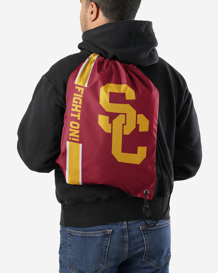 USC Trojans Big Logo Drawstring Backpack FOCO - FOCO.com