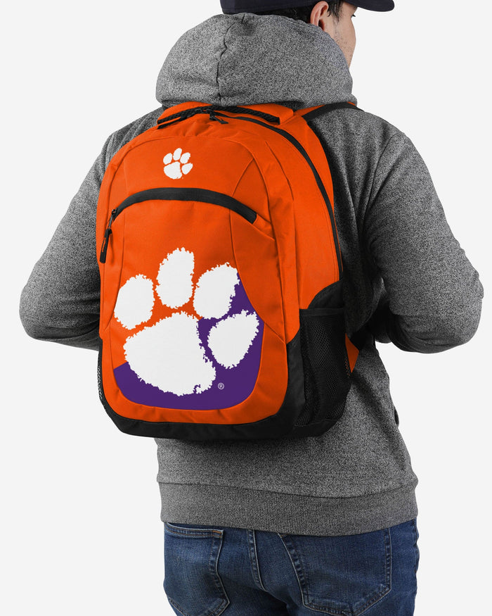 Clemson Tigers Colorblock Action Backpack FOCO - FOCO.com