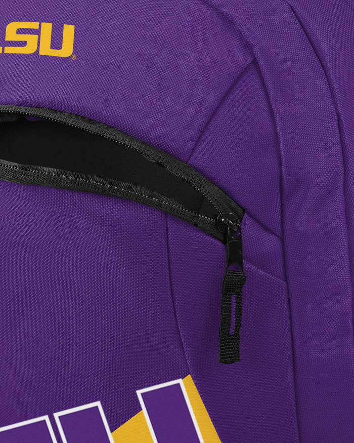 LSU Tigers Colorblock Action Backpack FOCO - FOCO.com