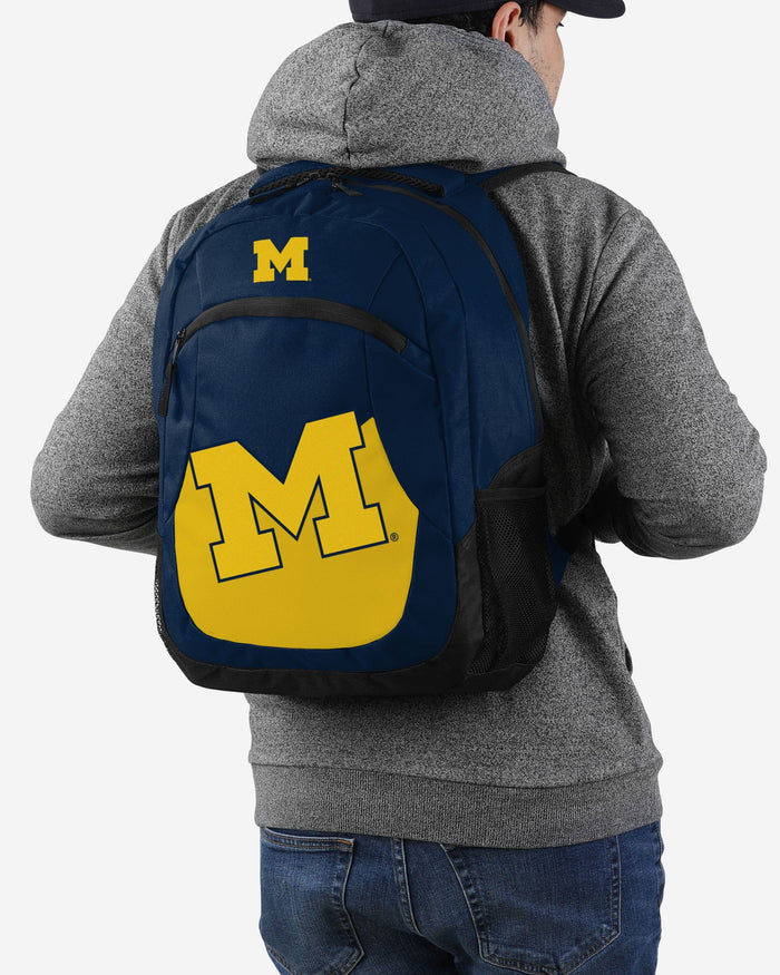 Michigan Wolverines Colorblock Action Backpack FOCO - FOCO.com