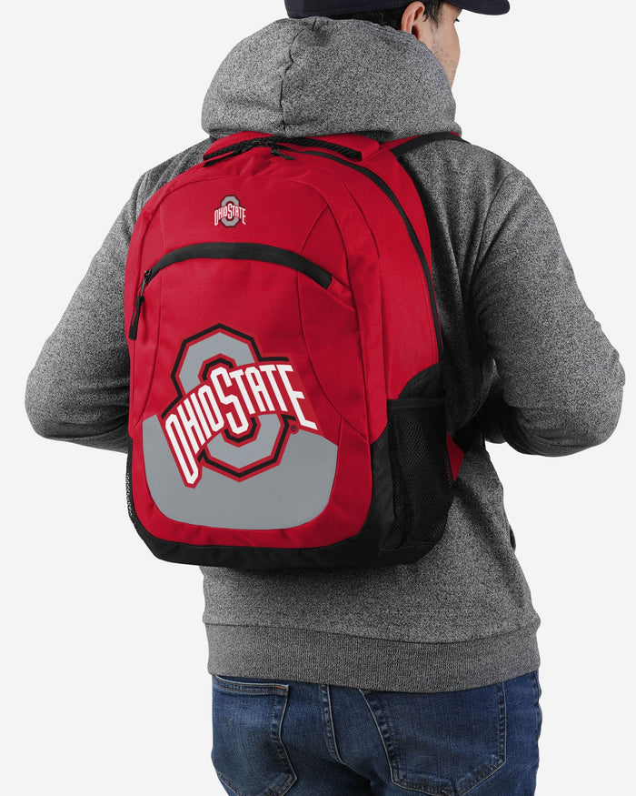 Ohio State Buckeyes Colorblock Action Backpack FOCO - FOCO.com