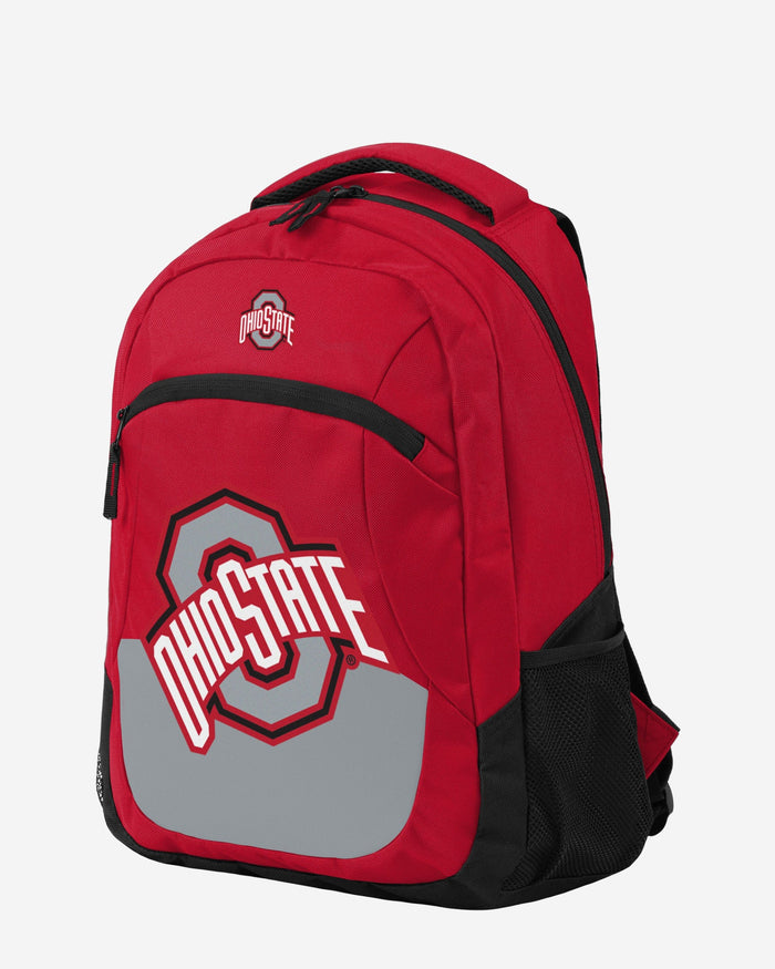 Ohio State Buckeyes Colorblock Action Backpack FOCO - FOCO.com