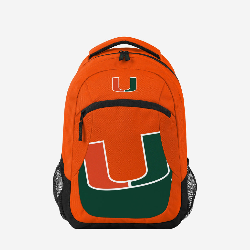 Miami Hurricanes Colorblock Action Backpack FOCO - FOCO.com