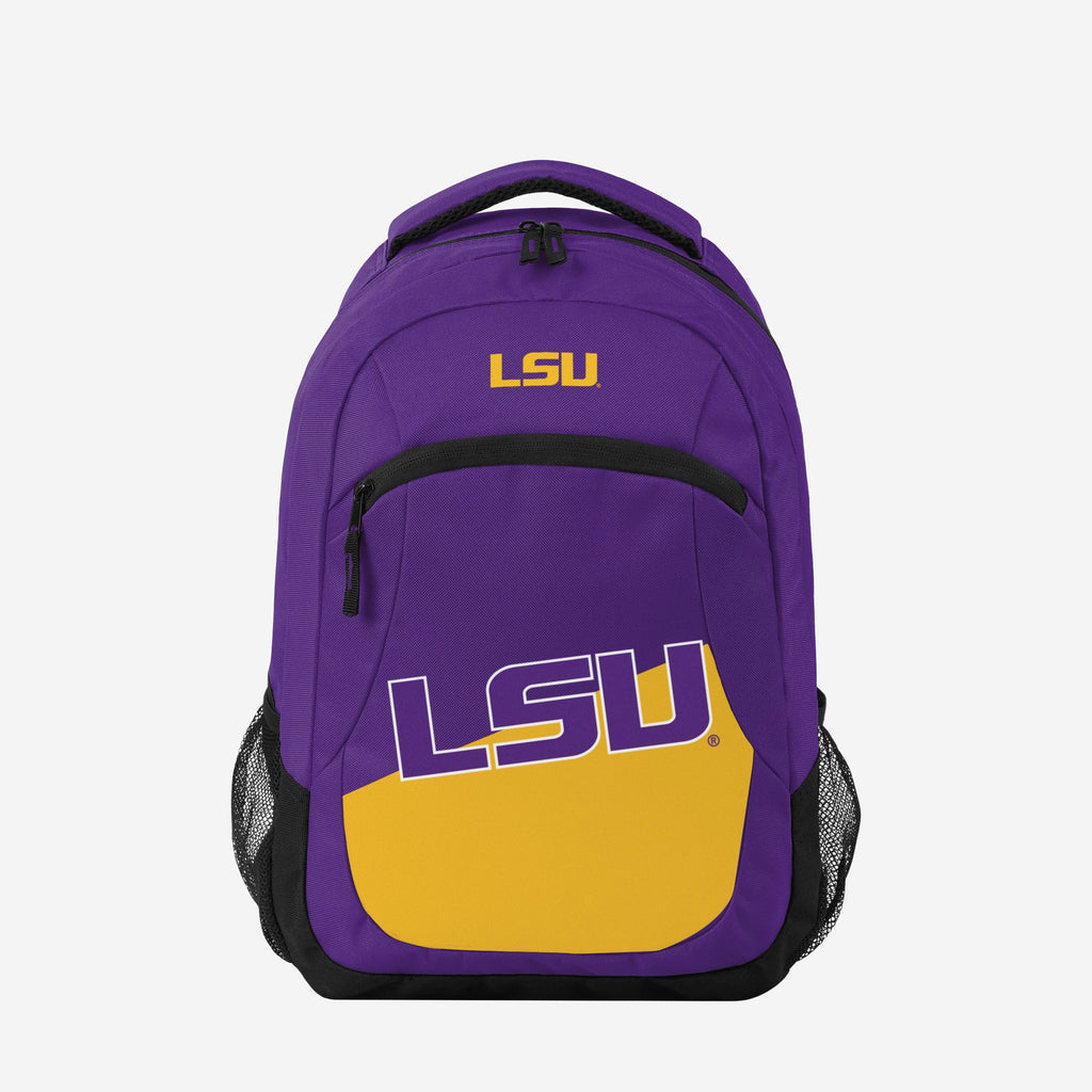 LSU Tigers Colorblock Action Backpack FOCO - FOCO.com